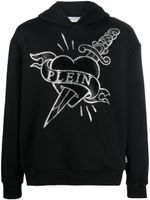 Philipp Plein hoodie à imprimé graphique - Noir