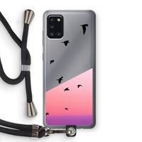 Fly away: Samsung Galaxy A31 Transparant Hoesje met koord