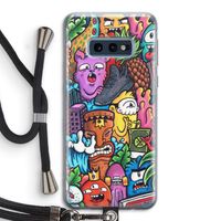 Vexx Mixtape: Samsung Galaxy S10e Transparant Hoesje met koord