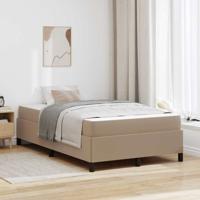 Bedframe met matras Cappuccino 120 x 190 cm Kunstleer