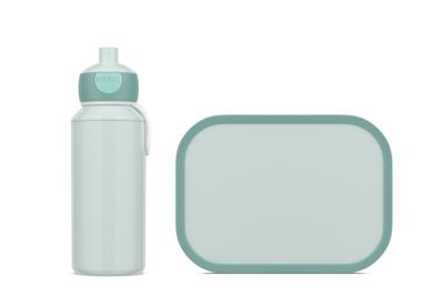 2-delige Mepal lunchset campus cool mint lunchbox + drinkfles pop-up