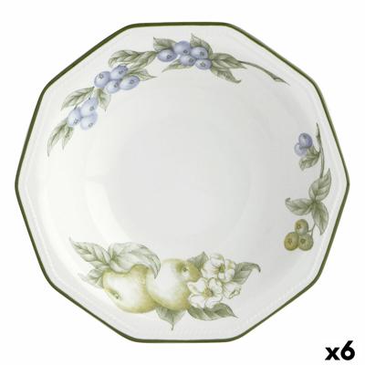 Diep bord Churchill Victorian Orchard Keramisch Porslin (Ø 20,5 cm) (6 Stuks)