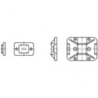 TOOLCRAFT Bevestigingssokkel TO-5454858 100 stuk(s)