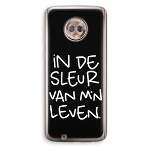 De Sleur: Motorola Moto G6 Transparant Hoesje