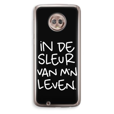 De Sleur: Motorola Moto G6 Transparant Hoesje