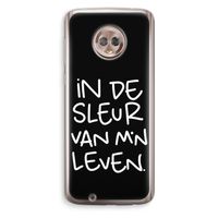 De Sleur: Motorola Moto G6 Transparant Hoesje