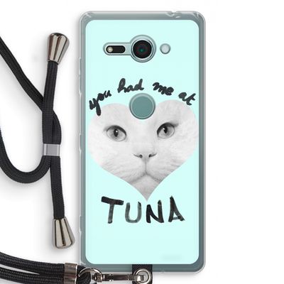 You had me at tuna: Sony Xperia XZ2 Compact Transparant Hoesje met koord