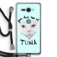 You had me at tuna: Sony Xperia XZ2 Compact Transparant Hoesje met koord