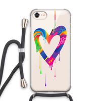 Melts My Heart: iPhone 8 Transparant Hoesje met koord Melts My Heart: iPhone 8 Transparant Hoesje met koord
