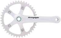 STRONGLIGHT crankstel "impact" crankset strongl.impact anodized silver