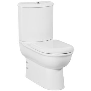 Toiletpot Staand BWS Selin Met Bidet Onder En Muur Aansluiting Wit