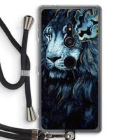 Darkness Lion: Sony Xperia XZ2 Transparant Hoesje met koord