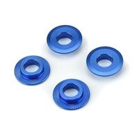 Proline Billet Adapter Washers (blue) for Raid 5.7" 24mm Wheel - thumbnail