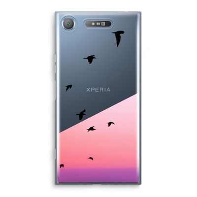 Fly away: Sony Xperia XZ1 Transparant Hoesje
