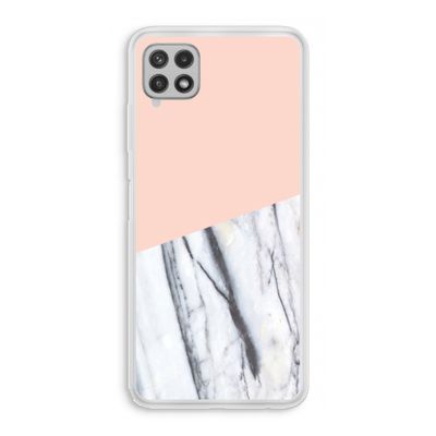 A touch of peach: Samsung Galaxy A22 4G Transparant Hoesje