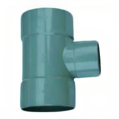 Wavin PVC Verloop T-Stuk 88° Grijs 75x50 mm - 3xmof voor Watermanagement - Duurzaam & Efficiënt