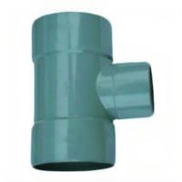 Wavin PVC Verloop T-Stuk 88° Grijs 75x50 mm - 3xmof voor Watermanagement - Duurzaam & Efficiënt