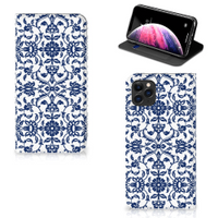 Apple iPhone 11 Pro Max Smart Cover Flower Blue - thumbnail