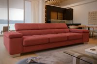 2dekans Slaapbank Sem Sofa | Zitbank - Roze/Rood (Niet in originele verpakking)