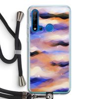 Donkere Wolken: Huawei P20 Lite (2019) Transparant Hoesje met koord