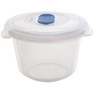Vershoudbakje/Bewaarbakje - magnetron/vriezer - transparant - kunststof - 500 ml