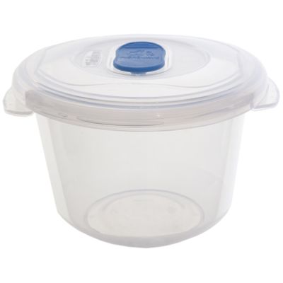 Vershoudbakje/Bewaarbakje - magnetron/vriezer - transparant - kunststof - 500 ml