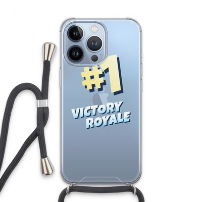 Victory Royale: iPhone 13 Pro Transparant Hoesje met koord