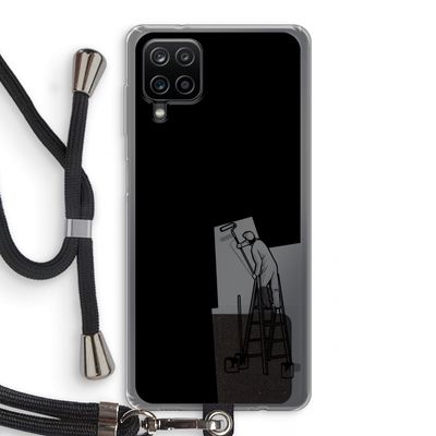 Musketon Painter: Samsung Galaxy A12 Transparant Hoesje met koord