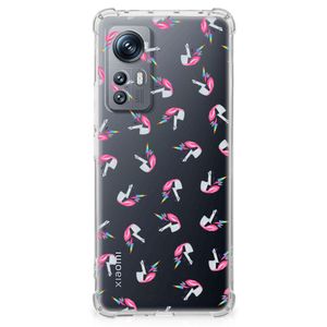 Doorzichtige Silicone Hoesje voor Xiaomi 12 | 12x Unicorns