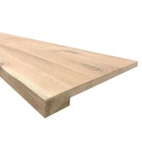 Eiken overzet vensterbank recht 200 cm x 40 cm van 2 cm dik massief eiken hout Eiken overzet vensterbank recht 200 cm x 40 cm van 2 cm dik massief eiken hout