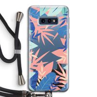 Tropisch: Samsung Galaxy S10e Transparant Hoesje met koord