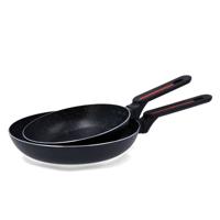 Pan Quid Tentacion Zwart Metaal Gestampt aluminium Ø 24 cm Ø 20 cm (2 Stuks)