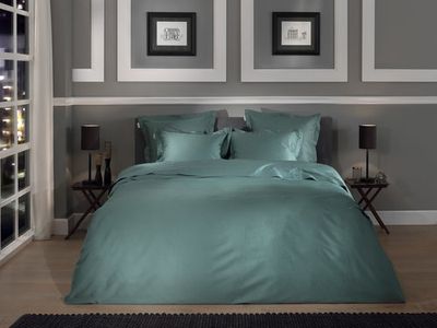 Heckett & Lane Heckett & Lane Punto Dekbedovertrek 140x200/220 Mineral Green
