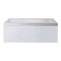 Beterbad/Xenz Italo (170x80x61cm) Solid Surface Vrijstaand Bad 260 L Wit - thumbnail
