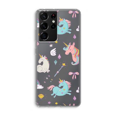 Fantasiewereld: Samsung Galaxy S21 Ultra Transparant Hoesje