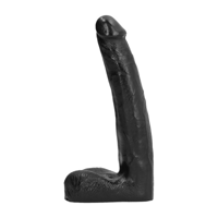 All Black Dildo - 8 / 21 cm