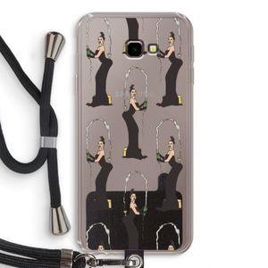 Pop Some Kim: Samsung Galaxy J4 Plus Transparant Hoesje met koord
