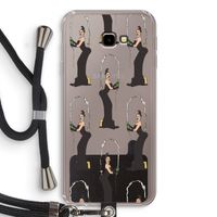 Pop Some Kim: Samsung Galaxy J4 Plus Transparant Hoesje met koord Pop Some Kim: Samsung Galaxy J4 Plus Transparant Hoesje met koord