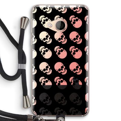 Musketon Skulls: HTC U Play Transparant Hoesje met koord