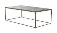 Light & Living Salontafel Chisa 120 x 65cm, Zwart/Antiek Brons - thumbnail