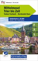 Wandelkaart 22 Outdoorkarte Mittelmosel - Trier bis Zell | Kümmerly &