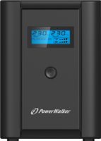 PowerWalker VI 1200 SHL Schuko Line-interactive 1,2 kVA 600 W 4 AC-uitgang(en) - thumbnail