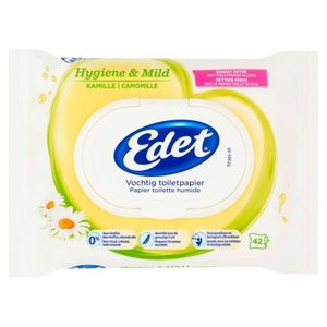 Edet Vochtig toiletpapier kamille (42 st)