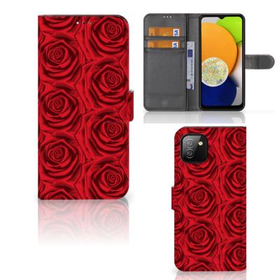 Samsung Galaxy A03 Hoesje Red Roses Samsung Galaxy A03 Hoesje Red Roses
