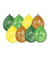Balloons jungle cartoon | 6 stuks