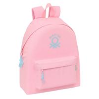 Schoolrugzak Benetton Rosa pastel Roze 33 x 42 x 15 cm