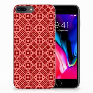 Apple iPhone 7 Plus | 8 Plus TPU bumper Batik Rood