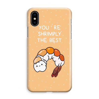You're Shrimply The Best: iPhone XS Max Volledig Geprint Hoesje