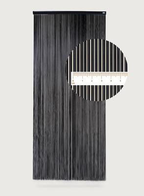 Degor Vliegengordijn Artikel 91 Zwart 90 x 210 cm