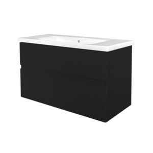 Best Design Badkamermeubel Quick Greeploze 80 cm Mat Zwart